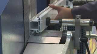 Automatic Double Head Aluminium Profile Cutting Machine [upl. by Naujek]