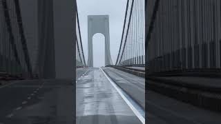 New Yorks Verrazano Bridge Groans and Shifts in High Winds [upl. by Pahl429]