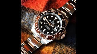 EWC review of the new 2018 release Rolex GMT Master 126711CHNR [upl. by Sharos]