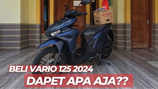 Beli Honda Vario 125 Terbaru 2024 Dapet Apa Aja [upl. by Aidnama]