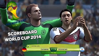 FIFA 14 SCOREBOARD WORLD CUP 2014 PATCH [upl. by Madeleine]