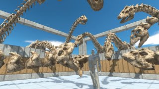 Skeleton Sauropod Feeding Zone Animal Revolt Battle Simulator [upl. by Ereynihc7]