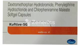 Kuftive SG Capsule Dextromethorphan Hydrobromide Phenylephrine Hydrochloride and Chlorpheniramine [upl. by Adniled]