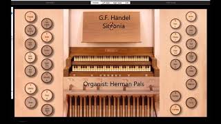 G F Händel Sinfonia arranged by Rutger van Mazyk Hauptwerk Giubiasco [upl. by Novyad]