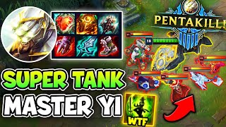 The Story of how Super Tank Master Yi got a 1v5 PENTAKILL [upl. by Ahsirt]