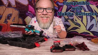 DocSmart 8 inch amp 6 inch Mini Upgraded Brushless Chainsaw Review [upl. by Halie]