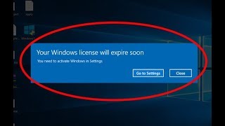 How to fix quotyour windows license will expire soonquot on windows 10 [upl. by Emelun]