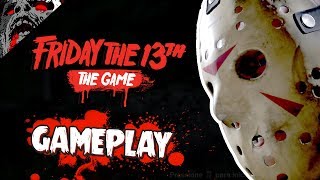 A 1ª NOITE COM JASON  Friday The 13th The Game Terror PC Gameplay [upl. by Ttirrej134]