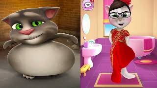 The FUNNIEST Talking Tom Vs Talking Angela Moments Youve Ever Seen [upl. by Aicemat220]