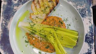 Charred Leeks with Romesco and Grilled Sourdough by Tobie Puttock [upl. by Clance]