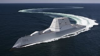 Navys New Class Destroyer Sailing  The USS Zumwalt [upl. by Anyak]