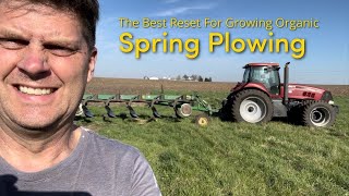 Spring Plowing  Case 305 and John Deere 2810 618 Moldboard Plowing [upl. by Iden963]