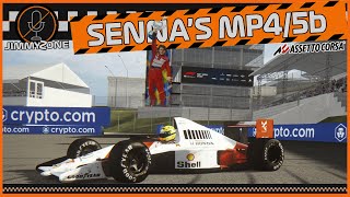 AYRTON SENNAS Mclaren MP45b  INTERLAGOS dry and rain  30 YEARS TRIBUTE [upl. by Eelta]