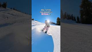 Day 1 for the new season ❄️🏂Opening day at ​⁠MtRoseSkiTahoe8260 in Lake Tahoe ski [upl. by Perretta577]