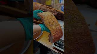 Roasted Crispy sound Amazing cutting skills  Thai street food [upl. by Eetsirk]