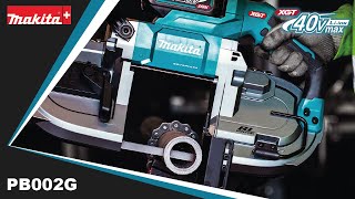 Makita PB002G  Tragbare AkkuBandsägeScie à ruban portable 40Vmax [upl. by Relyhcs173]