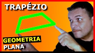 TRAPÉZIO Geometria Plana  Quadriláteros [upl. by Maclaine283]