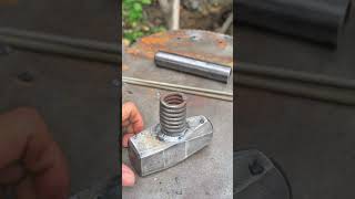 Make hammer handles from springs [upl. by Godewyn]