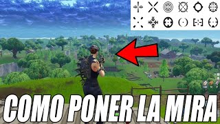 How to Set Your Crosshairs in Fortnite Nintendo Switch PS5 PC 2024 [upl. by Duaner492]