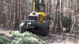 Clip 46 Vollernter HSM Harvester im Dahner Felsenland Germany [upl. by Pattie418]