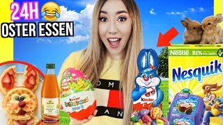 nur OSTER ESSEN für 24 STUNDEN an OSTERN esse ICH im HAUS OSTEREIER [upl. by Aihsemaj]