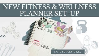 Fitness amp Wellness Planner Refresh  Wellness Goal Setting  July Planner Setup [upl. by Jordan]