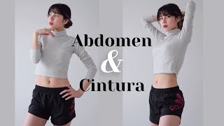 EJERCICIOS PARA ABDOMEN PLANO Y CINTURA I Hanna Coreana [upl. by Annalee353]