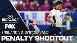 England vs Switzerland Full Penalty Shootout  UEFA Euro 2024  Quarterfinals [upl. by Trebleht869]