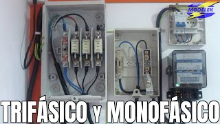 MONTAR CONTADORES MONOFÁSICO Y TRIFÁSICO [upl. by Nahtanohj782]