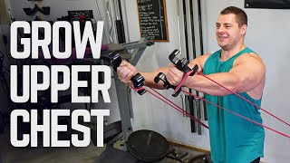 Build Your Upper Chest with Bands  Top 3 Upper Chest Exercises [upl. by Leiva]