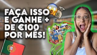 Faça isso e GANHE  de 100€ por mês no Supermercado em Portugal [upl. by Evante]