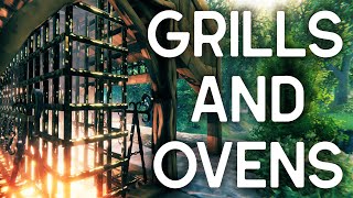 MAKING OUR GRILLS AND OVENS  Valheim Modded  E31 [upl. by Rozelle180]