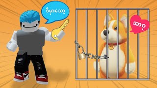 ကျွန်တော့်ခွေးလေးကို ဘယ်သူဖမ်းထားတာလဲ  Roblox Gameplay [upl. by Hannover]