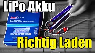 SOFTAIR LiPo Akku RICHTIG Laden GsP Airsoft Deutsch [upl. by Leahcimnhoj]