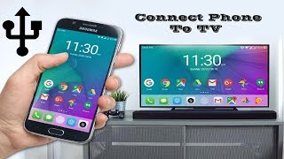 HOW TO CONNECT MOBILE PHONE TO TV  SHARE MOBILE PHONE SCREEN ON TELEVISION [upl. by Refiffej953]