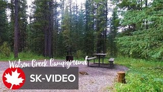 Watson Creek Campground Forestry Trunk Road Alberta [upl. by Volkan]