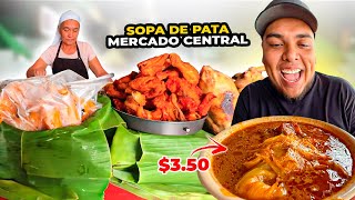 😱LA FAMOSA SOPA de PATA del MERCADO CENTRAL super economica💰 [upl. by Mcafee]