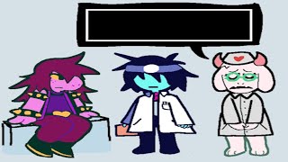 Doctors Visit  A Deltarune comic dub ft garbageGothic [upl. by Silvester745]