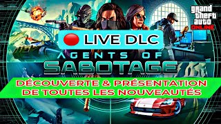 LIVE DLC DÉCOUVERTE amp PRÉSENTATION DE TOUTES LES NOUVEAUTÉS SUR GTA ONLINE [upl. by Adallard]