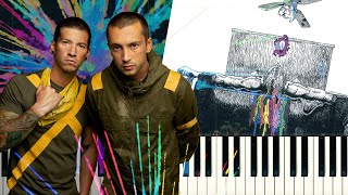 Twenty One Pilots  The Pantaloon Tøp  Piano Tutorial [upl. by Howes951]