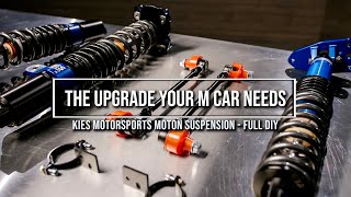 Moton suspension upgrade for your BMW M G8X  Full DIY install [upl. by Supmart666]