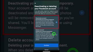 How to deactivate facebook account 2023  deactivate fb messenger app deactivate  fb id temporarily [upl. by Donaugh]