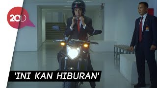 Aksi Motorannya Disindir Jokowi Ya Ini Kan Hiburan [upl. by Tegan671]