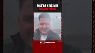 Boluda mevsimin ilk kar yağışı [upl. by Adnilim]