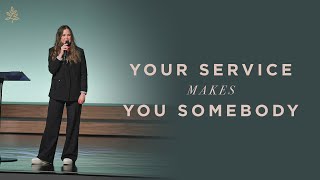 Happy to Help Pt 2 quotYour Service Makes You Somebodyquot  Sarah Pearsons [upl. by Eitnom]