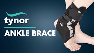 Tynors ANKLE BRACE D02 for support stabilization of the ankle joint during an injury [upl. by Senior192]