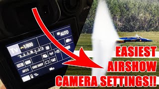 The EASIEST Camera Setting For Airshows and Aviation Photography [upl. by Fransis]