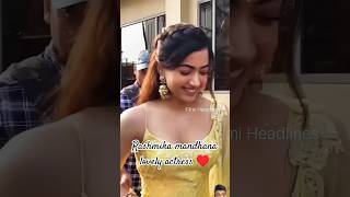 Rashmika mandhana  cute girl  trending astronomia lyrics love song shorts rashmikamandanna [upl. by Kyte353]