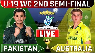 LIVE🔴 pakistan vs australia under19 world cup semifinal 2  pak u19 vs aus u19  u19worldcup [upl. by Eirol]