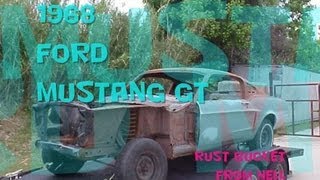 1968 Ford Mustang GT FastbackEast Coast Rust BucketPart 2 [upl. by Esela]